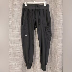 Four Grey’s Anatomy black jogger scrub pants